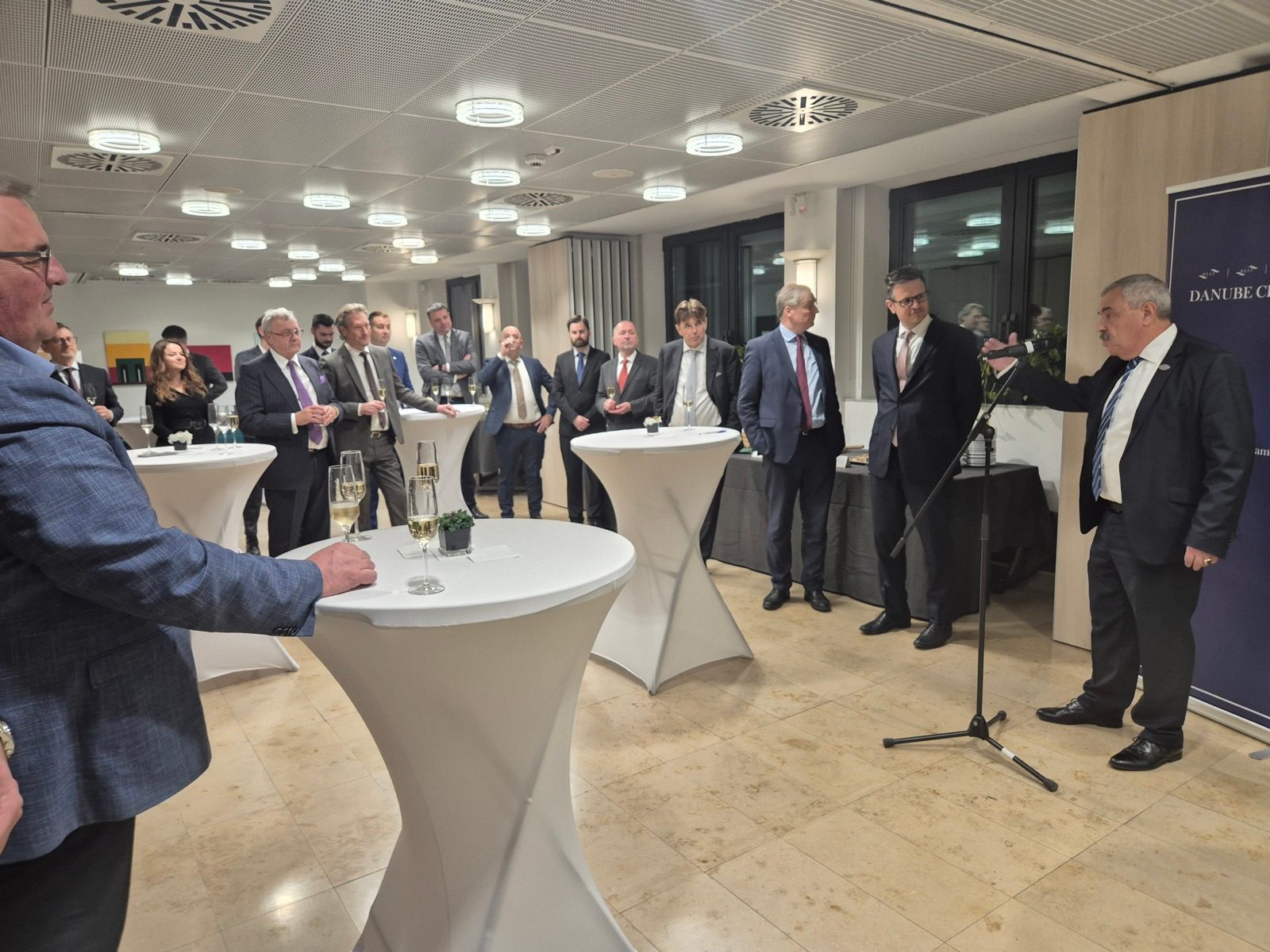 Guests and chamber representatives at the DCCF reception in Brussels