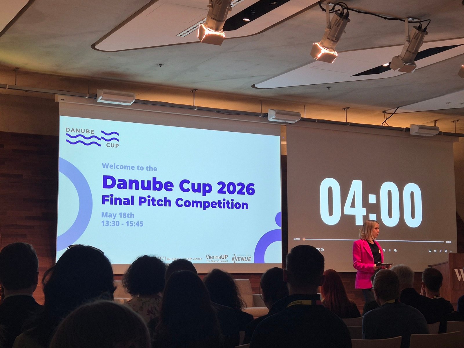 Presentation at the Danube Cup startup competition in Vienna